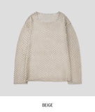 Rev Summer Punching Mesh Knit