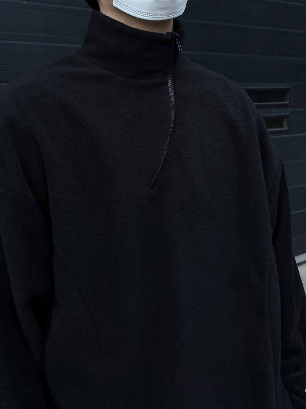 【KOOLOSET】Cozy Fleece Half Zip-up 