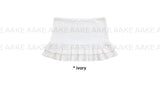 PUNCHING FRILL MINI SKIRT