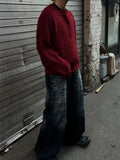 Dirty Washed Super Wide Denim