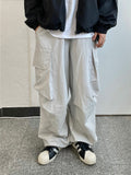 Silver Gray Balloon Pants