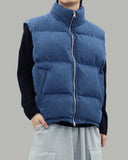 Toocun denim padded vest