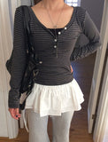 Moku Layered Wrap Tiered Skirt