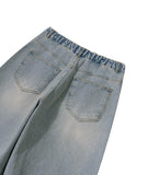 FRONT POCKET WIDE DENIM
