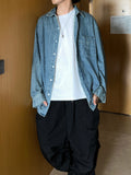 Denim Stone Washed Over Shirt