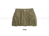 (with underpants) BALLOON POCKET MINI SKIRT