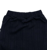 (Lining brushed) RIBBED BUTTON SK PT