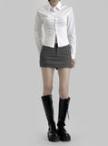 Latte Corset Shirt
