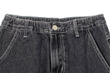 Muscle Cargo Denim Wide Pants
