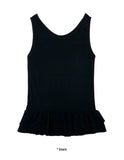 FRILL LAYERED SLEEVELESS