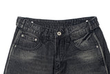 Chance Back Pocket Snap Pin Tuck Wide Pants