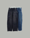 Low curve cargo denim jeans