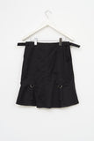 (W) Eight Strap Cargo Skirt