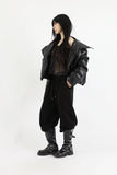 Bio strap long leather boots