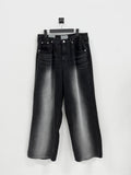 Highlight Dark Black Denim Jeans
