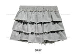 Churu Tiered Cutting Skirt Pants