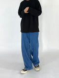 Wide fit real wide denim jeans