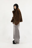 Teddy Reversible Fur Mustang