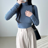 Turtleneck Collar Long Sleeve