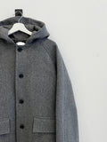 F/W DISCERNMENT's Mui pocket hoodie long coat