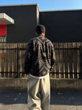 Paisley Fleece Zip-up