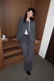 Bling tweed thin jacket