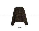 HAIRY BLEND KNIT CARDIGAN