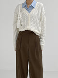 Lau High Waist Wide Slacks