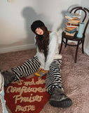 Pierre Stripe Set-Up String Pants