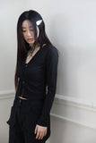 Double sleeveless cardigan set