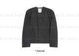LINEN STRIPE JACKET
