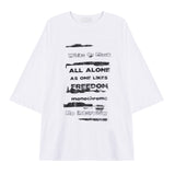 Vintage Lettering Hip-hop Tee