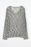 V-Slit Loose Knit