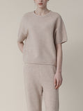 [Premium] Bird Whole Garment Short Sleeve Knit