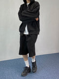 Bermuda Parts 6 Long Wide Half Sweatpants