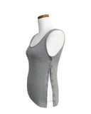Says side button open sleeveless