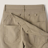 Cottie Flip Back Pocket Curved Cotton Pants