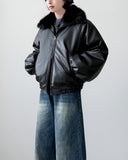 Cledor Balloon Leather Jumper