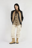 Zipper three-dimensional cargo pants