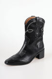 Modern western ankle boots