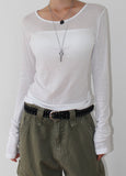 MINI STUD SUEDE BELT