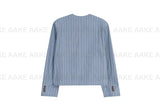 LINEN STRIPE JACKET