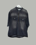 Nurse denim short sleeve shirt