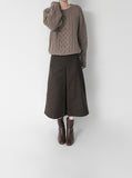 [Premium] Peanut Wool Cable Knit