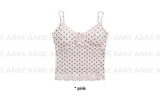 [with cup] PETIT DOT LACE SLEEVELESS
