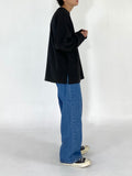 Wide fit real wide denim jeans
