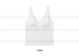 OVERLAP V-NECK SLEEVELESS