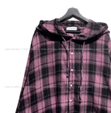 Lenni Check Over Hooded Shirt