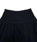 DOUBLE WAIST PLEATS MIDI SK