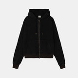 Luar Washed Knitted Zip Hoodie
